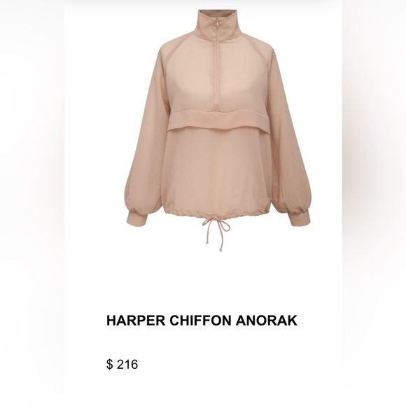 Lanston Sport Jacket XS Blush color. NWT oversized can fit xs and small. - Picture 3 of 7